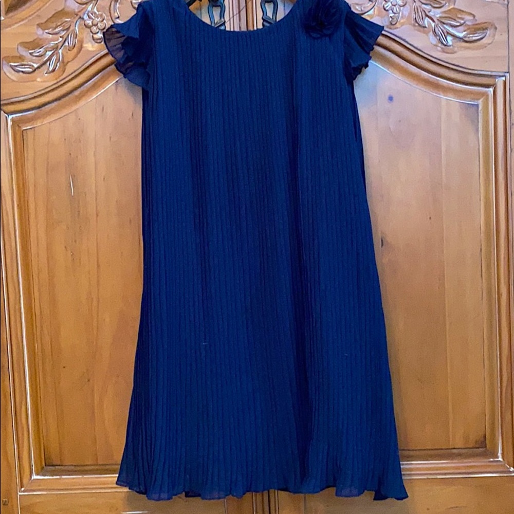 Navy Blue Fancy Holiday Children’s Dress